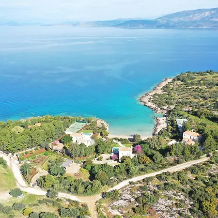 Aria - Luxury Beachfront With Pool And Tennis Court Koilás