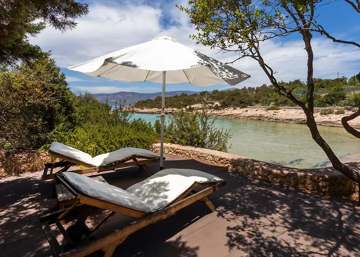 Villa Aria - Luxury Beachfront With Pool And Tennis Court Koilás