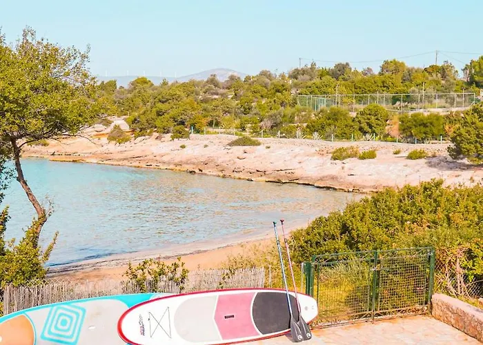 Villa Aria - Luxury Beachfront With Pool And Tennis Court Koilás