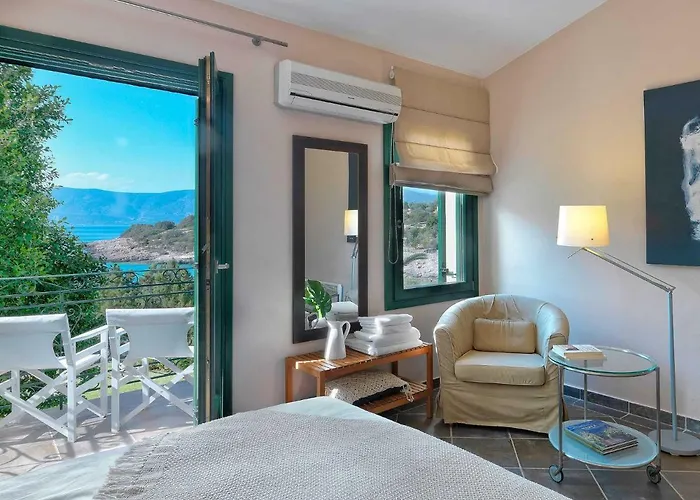 Aria - Luxury Beachfront With Pool And Tennis Court Koilás