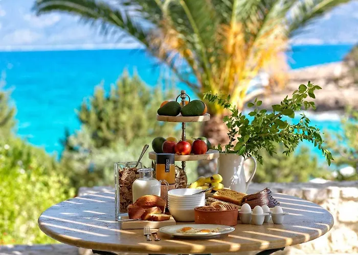 Aria - Luxury Beachfront With Pool And Tennis Court Koilás