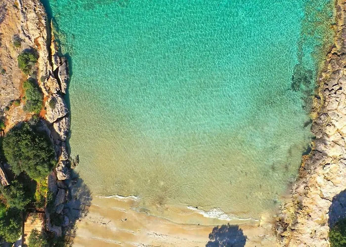 Aria - Luxury Beachfront With Pool And Tennis Court Villa Koilás